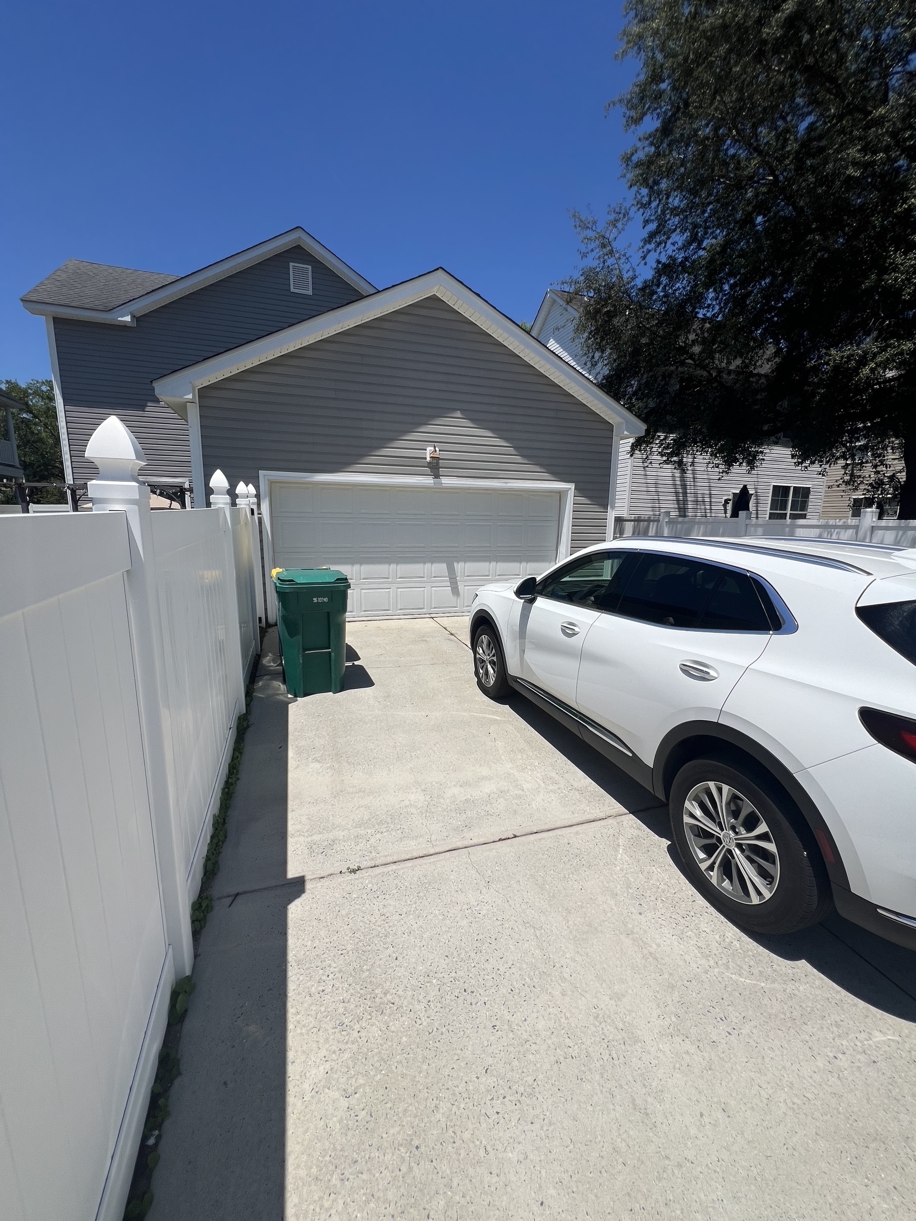 Garage and driveway at 69 10th Avenue